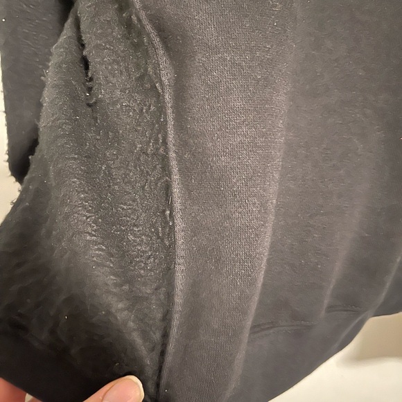 NHL Los Angeles Kings Black Crewneck Sweater with White Logo - Picture 5 of 7